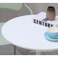 Small Reception Desk Meeting Round High Quality Center Table Office Desk Supplier